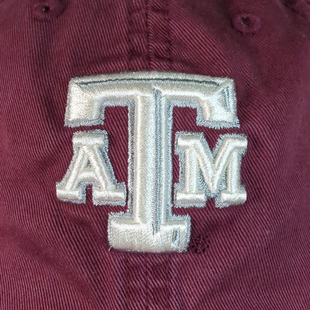 Texas A&M Hat Aggies Strapback Adult Cap Maroon Embroidered American Needle OSFA - Picture 2 of 12
